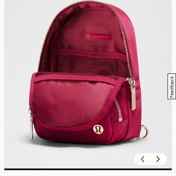 Lululemon Red Mini Backpack - Picture 3 of 4